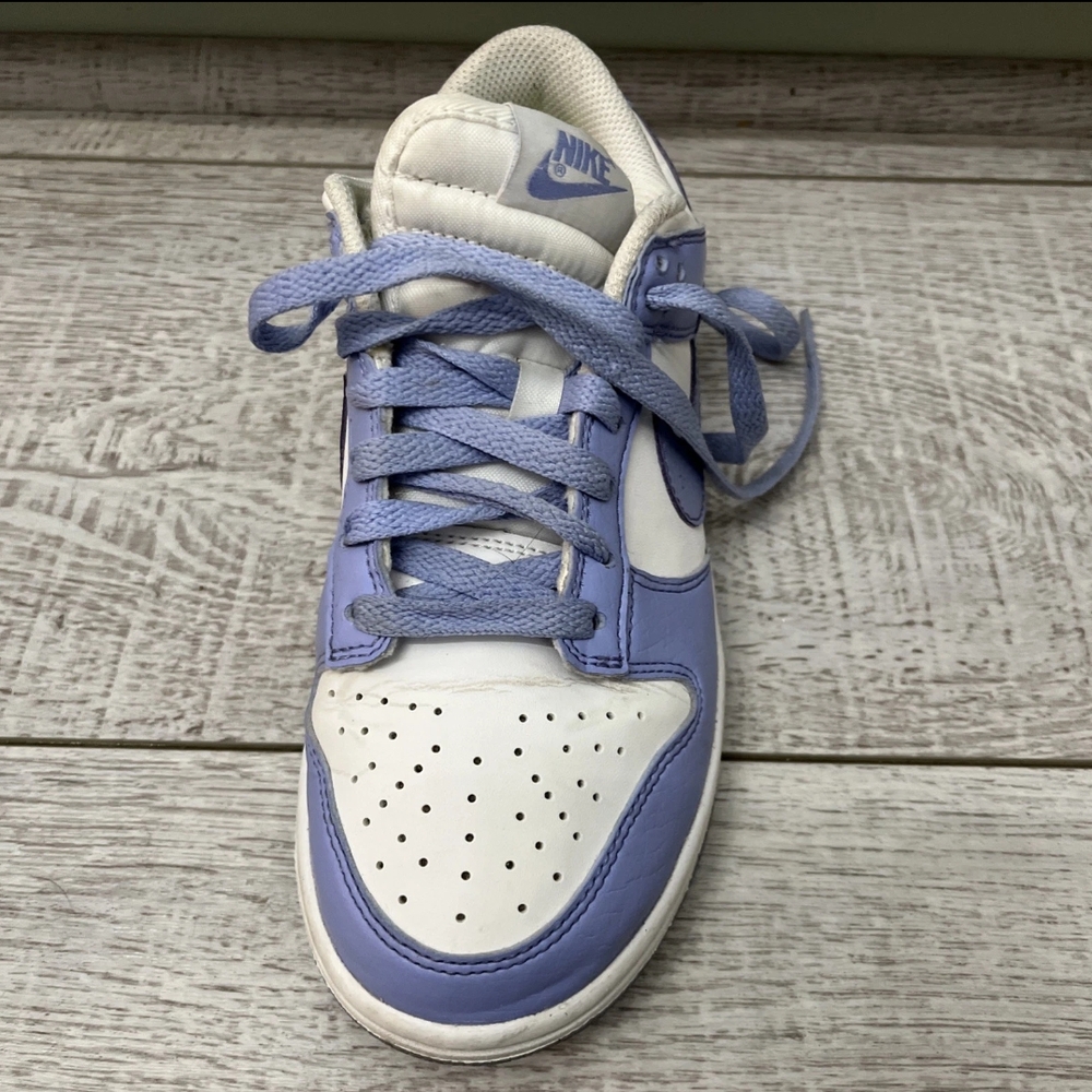 Nike White and Purple Sneakers